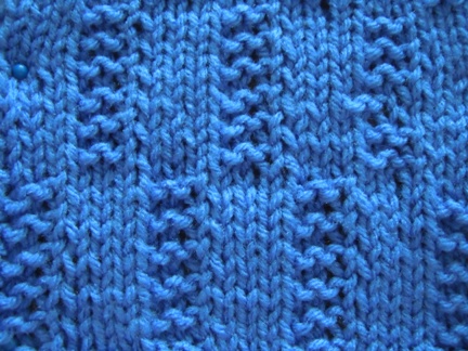 how to knit using centipede stitch pattern